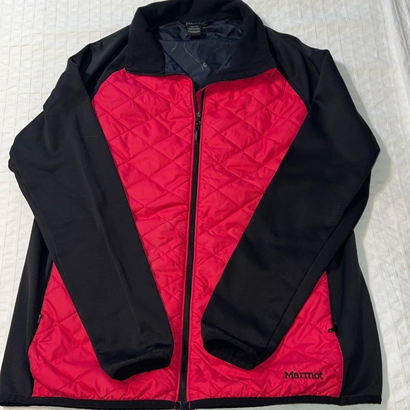 MARMOT zip quilt and fleece jacket - Picture 2 of 9